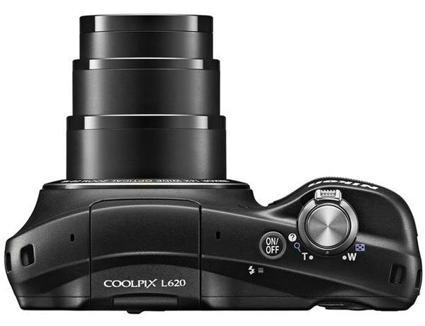 Nikon CoolPix L620 Digitalni Fotoaparat crni 17608 - pogled 4