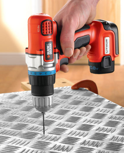 Black n Decker Akumulatorska Bušilica Odvijač EGBL108KB - pogled 4