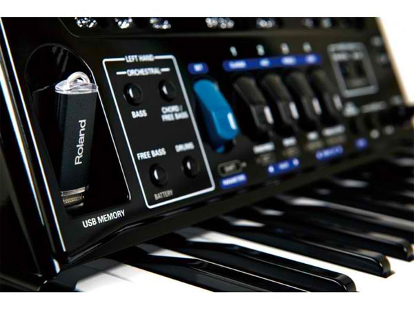 Harmonika Roland FR-1X-BK - virtuelna - pogled 4