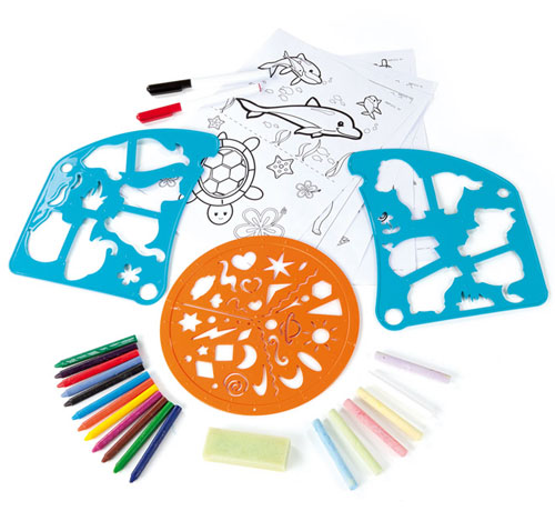 Smoby Dečja portabl tabla piši - briši sa dodacima SM028063 - pogled 4