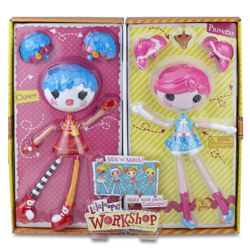 Lalaloopsy Workshop Napravi svoju Lalaloopsy lutku duplo pakovanje - Princeza i Klovn 522560 - pogled 4