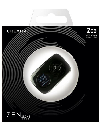 Creative Zen Stone Plus 2 GB - BLACK - pogled 4