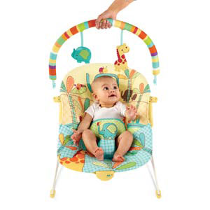 Bright Starts Ležaljka za bebe sa vibracijom Sunčani safari - pogled 4