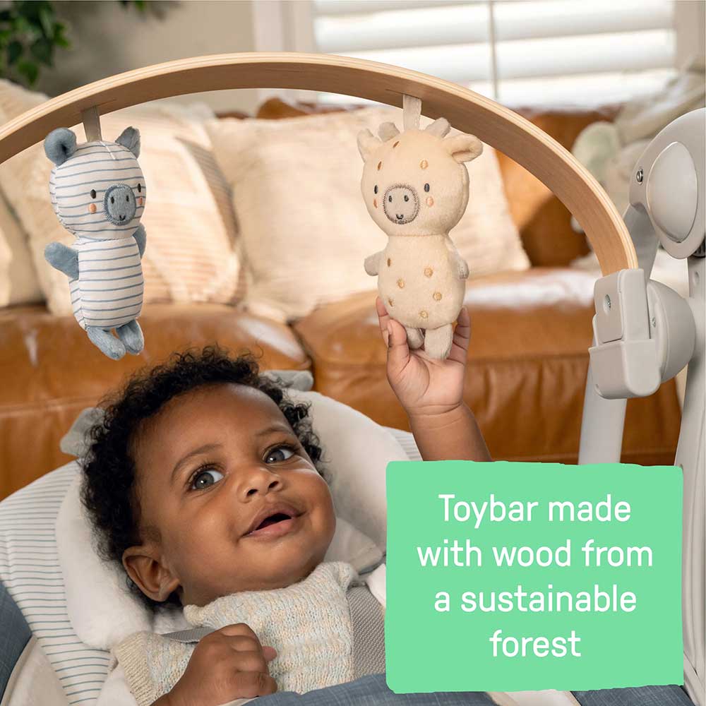 Bebi ljuljaška sa melodijama i kablom Swing n Go Chambray Ingenuity™ 16925 - pogled 4