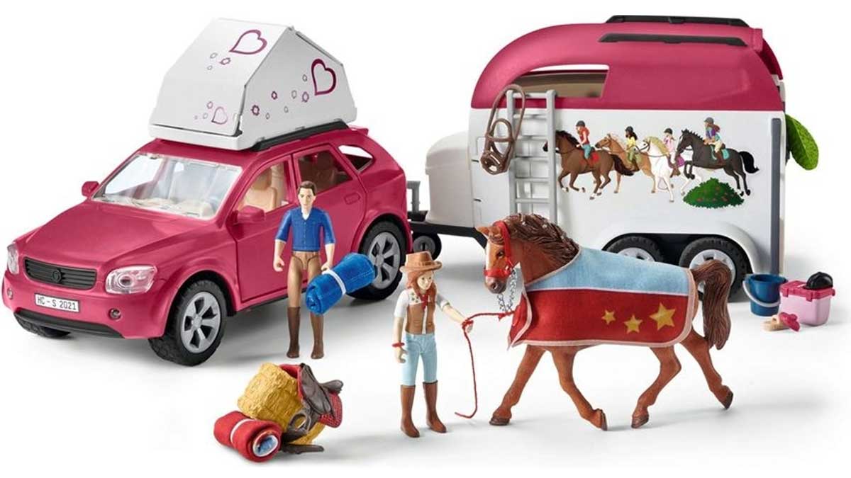 Schleich® Horse Club figure Auto i prikolica za konje 42535 - pogled 4
