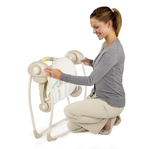 Ljuljaška za bebu KidsII Bright Starts Dots-n-Spots Safari - pogled 4