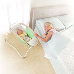 Bright Starts Kolevka - ležaljka za bebu zelena - pogled 4