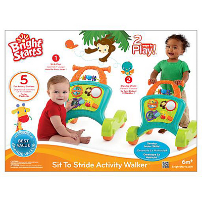 Bright Starts Dečja aktiviti guralica za prohodavanje zelena - pogled 4