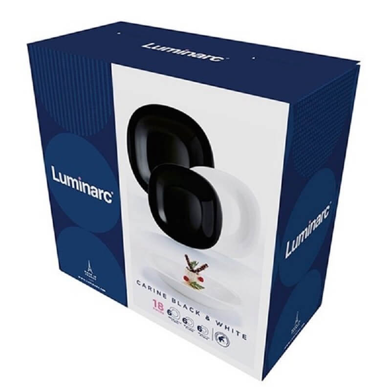 Luminarc Servis za ručavanje Carine Black&White 18 delova - pogled 4