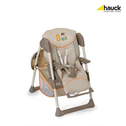Hauck Visoka stolica za hranjenje bebe i ležaljka Sit N Relax Bear Beige 5300103 - pogled 4