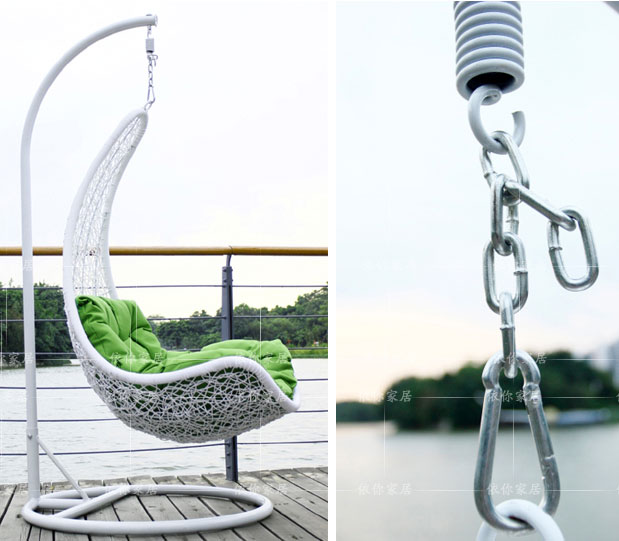 Baštenska Ljuljaška Korpa Od PE Ratana Breeze - pogled 4