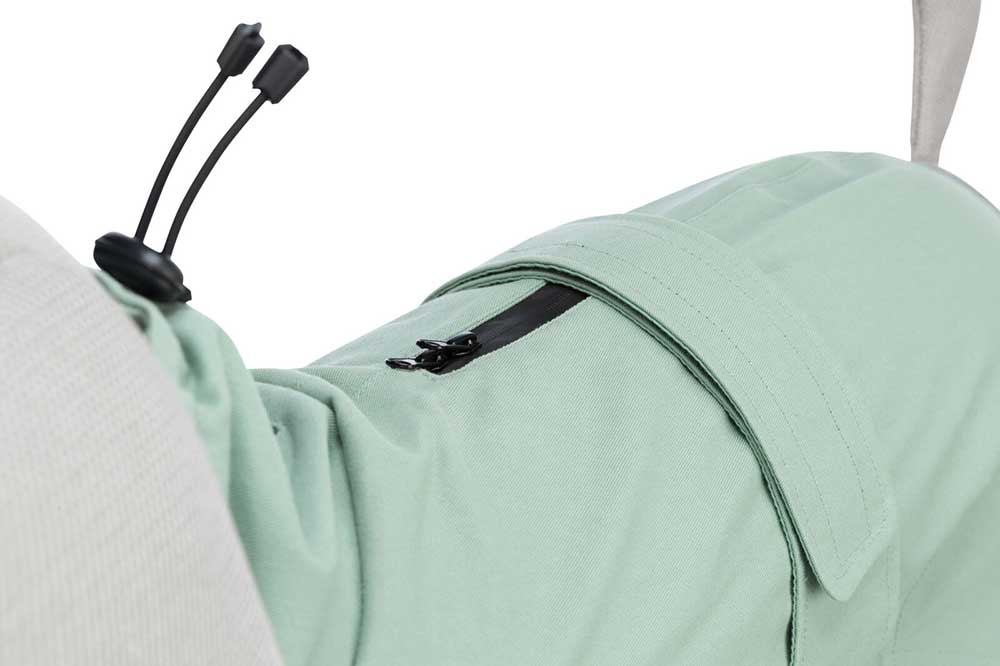 Kišna jakna za pse leđa 45cm City Style Dublin sage Trixie 680615 - pogled 4