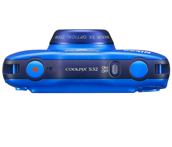 Nikon Digitalni Fotoaparat Coolpix S32 Plava - pogled 4