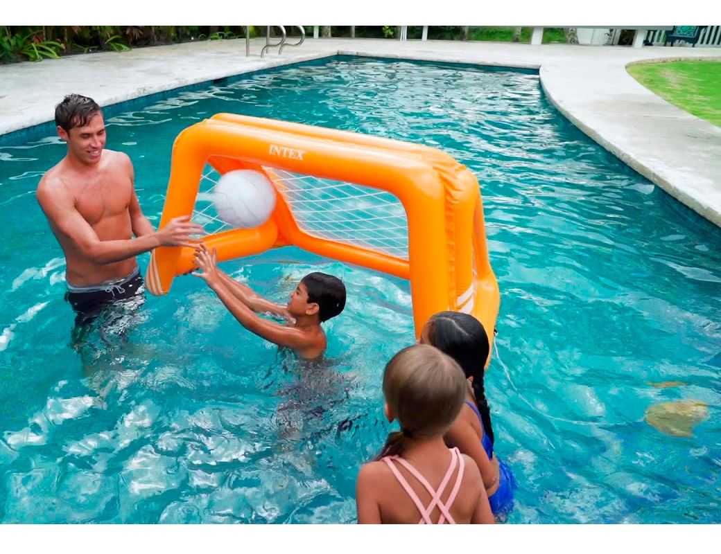 Gol za Fudbal i Vaterpolo U Paketu Sa Loptom - Intex 58507 - pogled 4