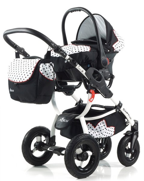 Tako Kolica za bebe Captiva 3u1 Set Polka Dots 03 - pogled 4