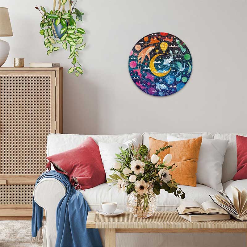 Puzzle 500 delova Circle of colors Snovi Ravensburger 12000818 - pogled 4