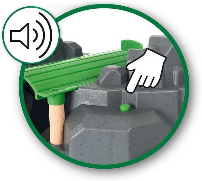 BRIO Igračka Planinski tunel i dizalica 33889 - pogled 4