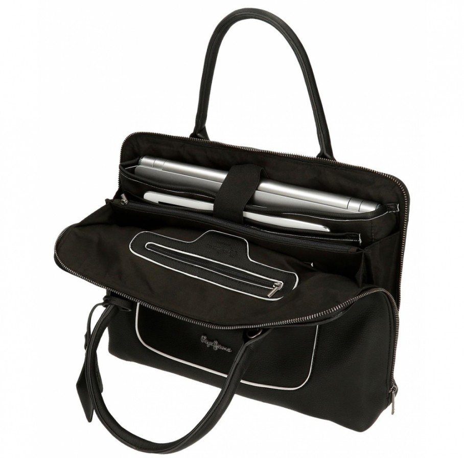 Pepe Jeans Torba za laptop Jeny black 70160 - pogled 4