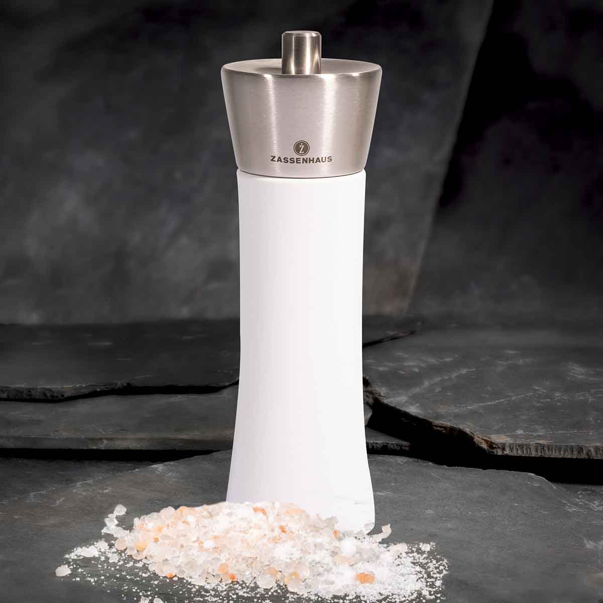 ZASSENHAUS Mlin za začine Augsburg beli 18cm - pogled 4