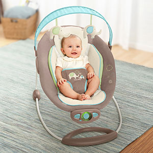 InGenuity by Bright Starts Nežna bebi ležaljka sa vibracijom Sahara Burst - pogled 4