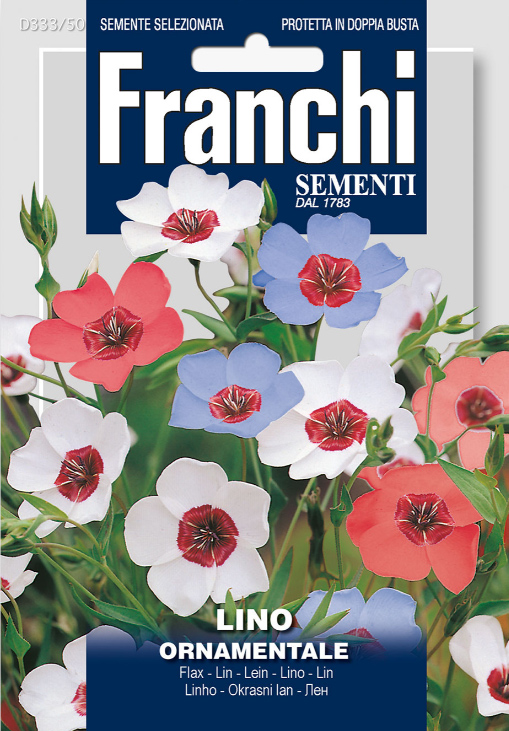 Cveće Lan ornamental multikolor - seme 10 kesica Franchi Sementi Virimax - pogled 4