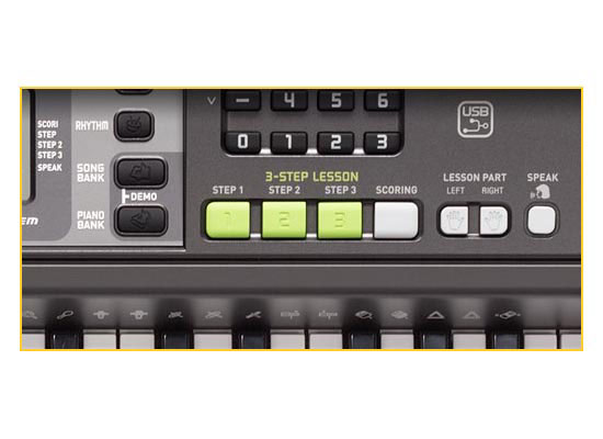 Casio CTK 710 - osnovna klavijatura - pogled 4