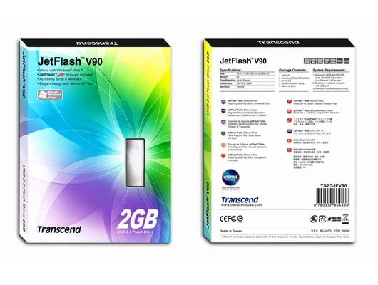 Transcend JetFlash V90 - 2 GB - pogled 4