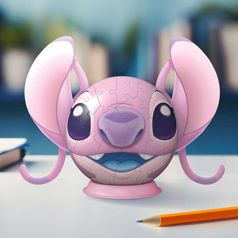 3D Puzzle slagalica 72 dela Disney Stitch Angel Ravensburger 11639 - pogled 4