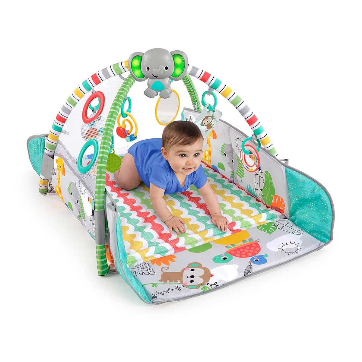 Bright Starts™ Gimnastika za bebe i bazen sa lopticama Totally Tropical 12624 - pogled 4