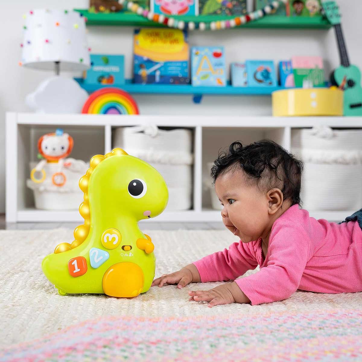Bright Starts™ Muzička igračka za bebe Go n Glow Dino 12506 - pogled 4