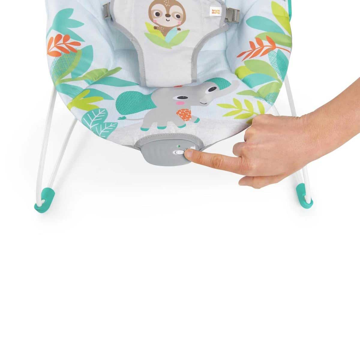 Bright Starts™ Vibrirajuća ležaljka za bebe Šumske vibracije 12227 - pogled 4