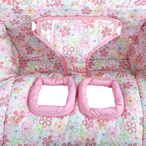 Bright Starts Navlaka za bebi stolice i šoping kolica Ružičasti cvetovi - pogled 4