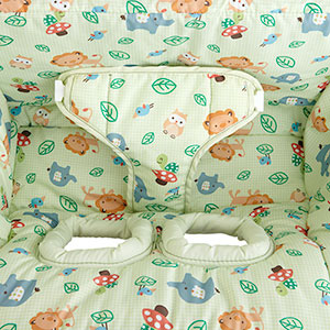 Bright Starts Navlaka za bebi stolice i šoping kolica Slonovi i lavovi - pogled 4