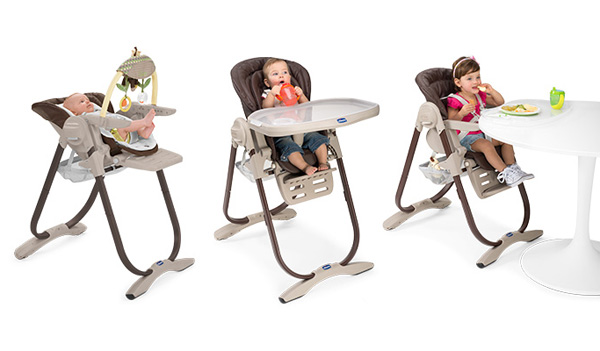 Chicco Visoka bebi stolica Polly Magic Scarlet 07079090300000 - pogled 4