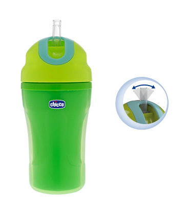 Chicco Čaša za piće sa slamčicom 18m+, crvena 00006825700000 - pogled 4