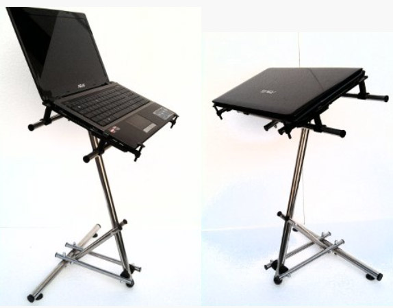 Stalak za laptop LT stand Z 2.0 office gray - pogled 4