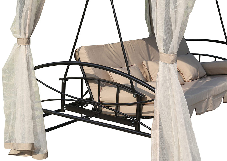 Baštenska Ljuljaška Krevet Sa Tendom i Baldahinima Coimbra - pogled 4