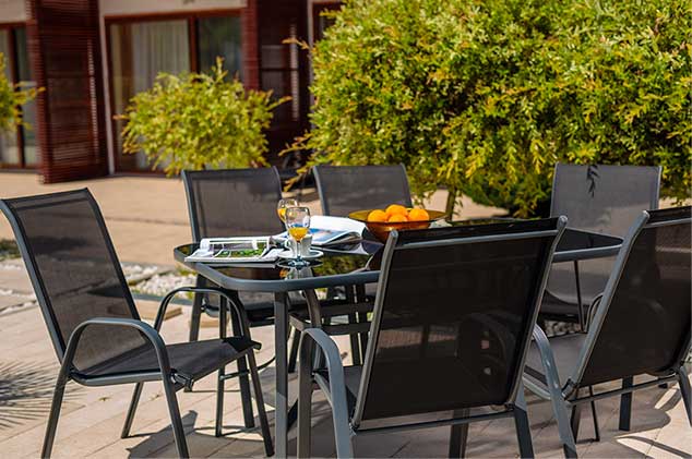 Baštenska Garnitura Sto i 6 Stolica Cancun - pogled 4