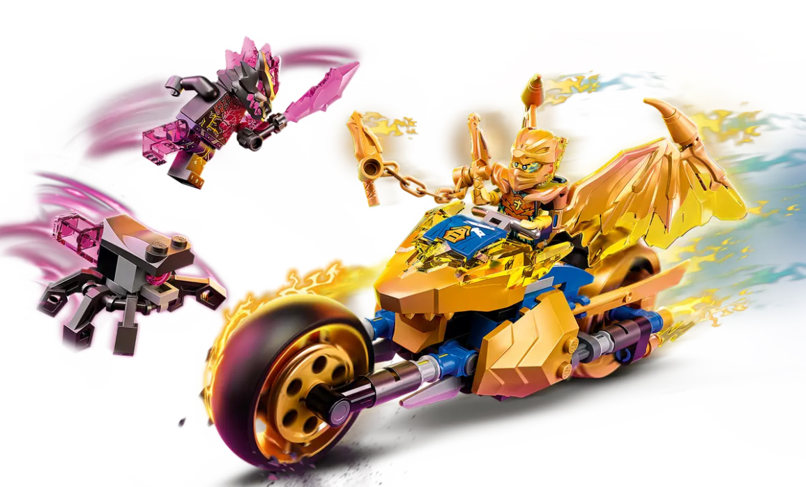LEGO® NINJAGO® Kocke Džejov motor Zlatni zmaj 71768 - pogled 4