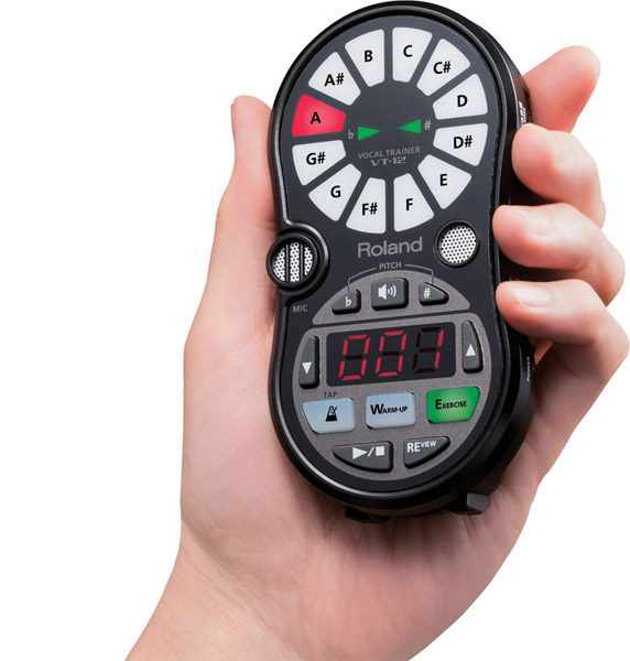Roland VT-12 Vocal Trainer uređaj za praćenje tonaliteta glasa tokom pevanja crni 703410 - pogled 4