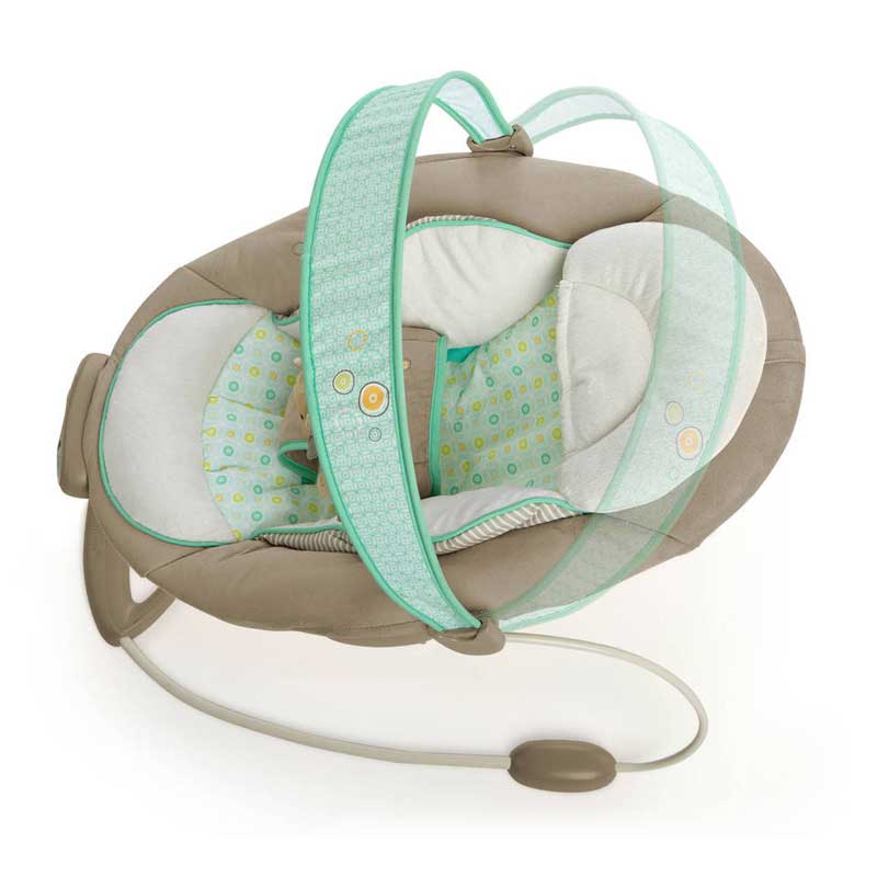 InGenuity by Bright Starts Nežna automatska bebi ležaljka Whimsical Wonders - pogled 4