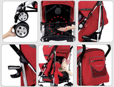 Zooper dečija kolica Hula Zop BU828 - pogled 4