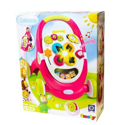 Smoby Cotoons Hodalica - guralica za prohodavanje pink SM211376 - pogled 4