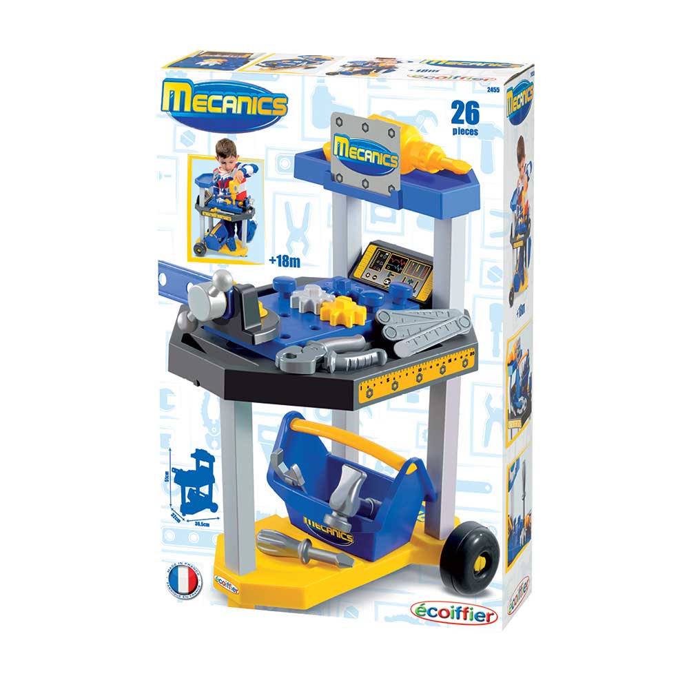 Ecoiffier Igračka Kolica sa alatom za mehaničara SM002455 - pogled 4