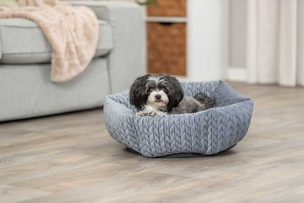 Okrugli krevet za male pse 50cm Livia grey Trixie 37306 - pogled 4