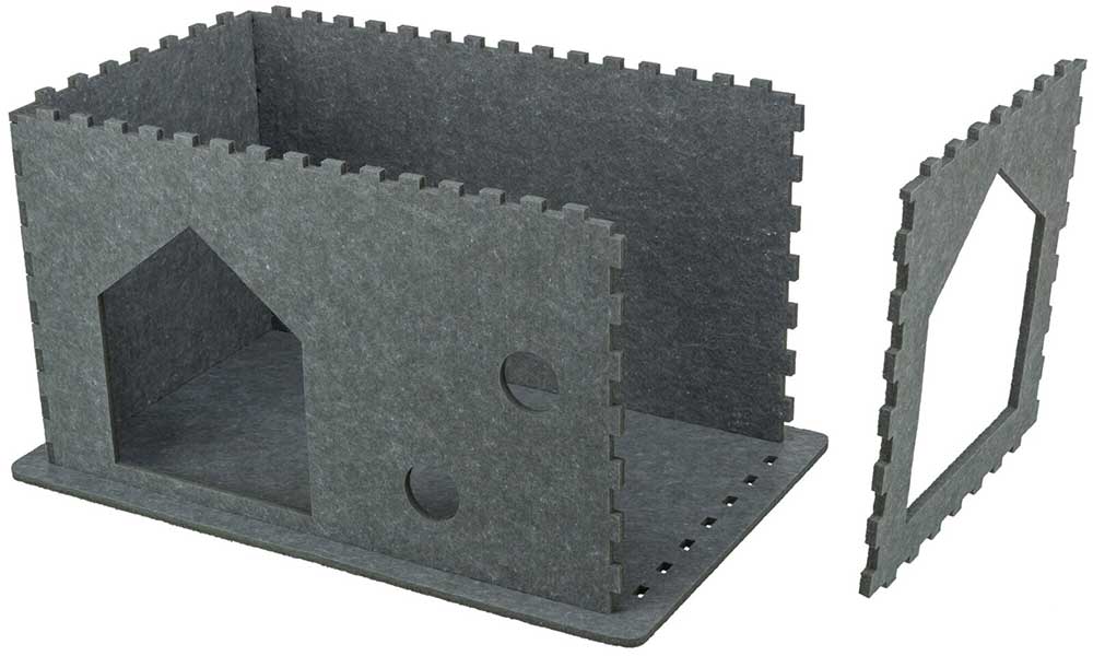 Kućica za mačke 54cm Trixie Lene 36271 - pogled 4