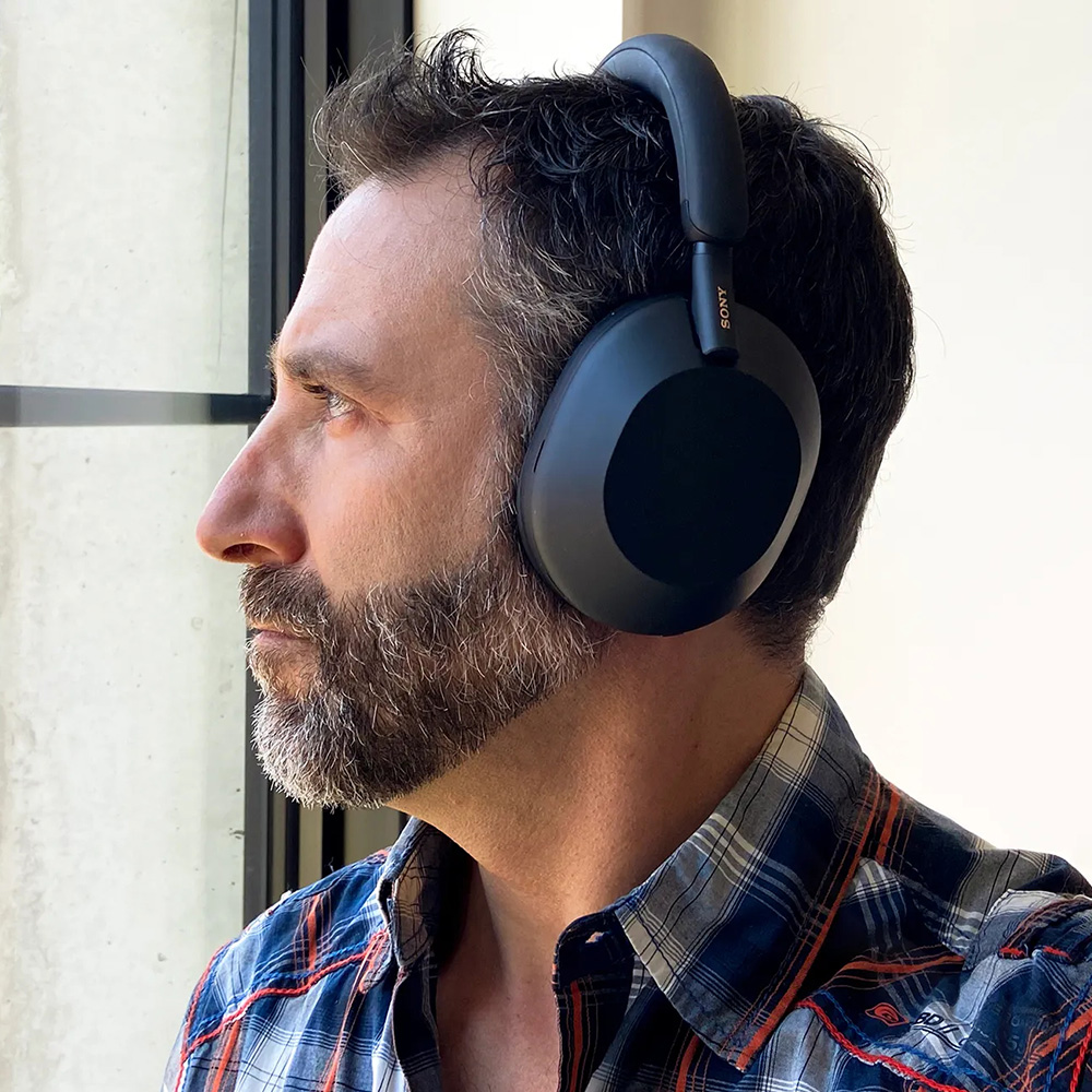 Bežične slušalice sa funkcijom potiskivanja buke Sony WH-1000XM5B - pogled 4