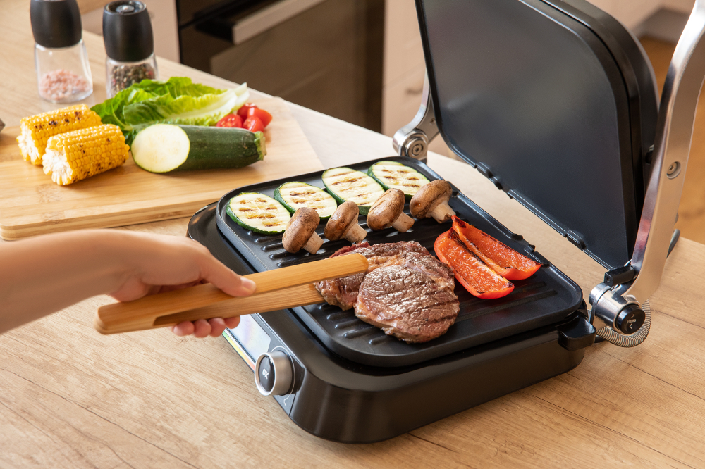 Pametni električni roštilj na preklop SENCOR SBG 6238BK - pogled 4