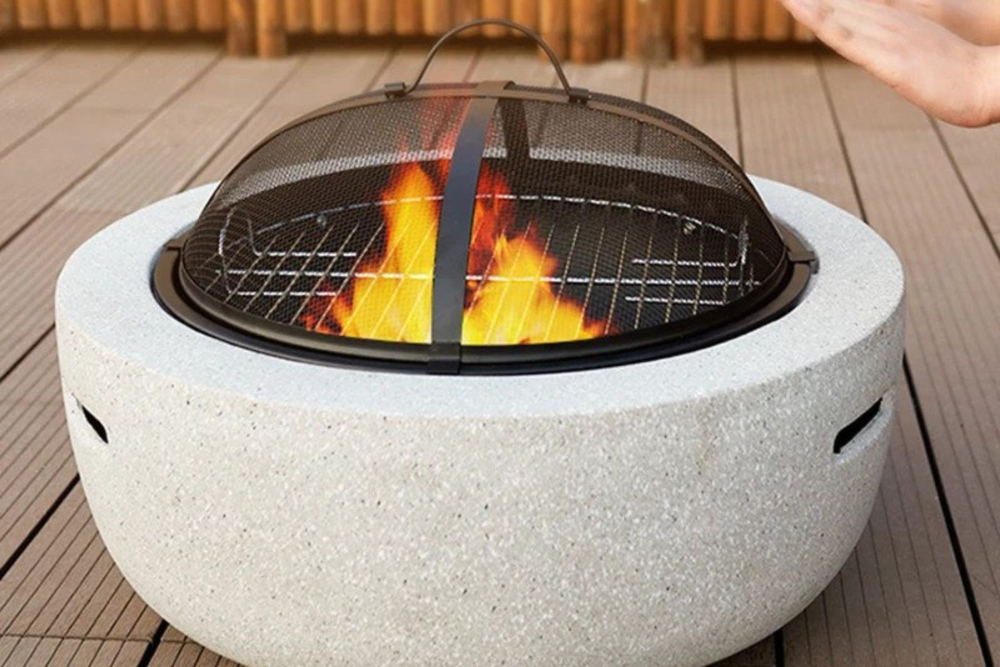 Baštenski roštilj na drva Fieldmann FZG 1030W - pogled 4