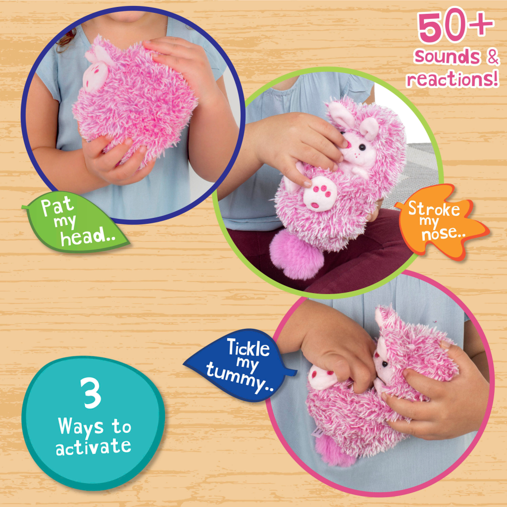 Curlimals Interaktivna plišana igračka Zeka Bibi - pogled 4